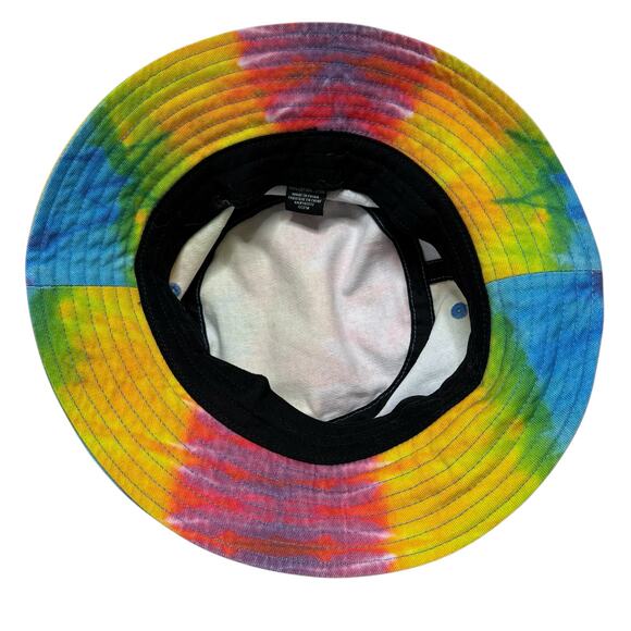 Love Is Love Tie Dye Canvas Bucket Hat Adult One Size Cotton Rainbow Colorful - Picture 6 of 8